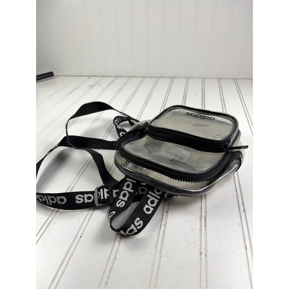 Adidas Original Transparent Clear Mini Festival Concert Backpack Bag Unisex - Picture 6 of 9